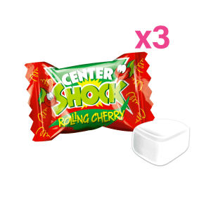 Center Shock Rolling Cherry x 3