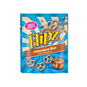 Flipz Cinnamon Bun Coated Pretzel