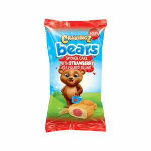 Jouy&Co Cravingz Bear Sponge Cake Strawberry