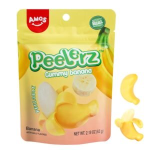 AMOS Peelerz Banana 65g - Caramelle Sbucciabili
