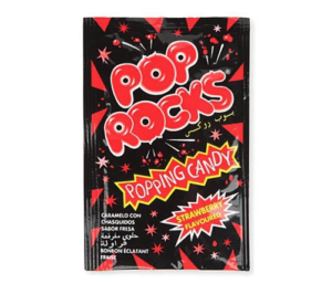 Pop Rocks Strawberry - Caramelle Scoppiettanti alla Fragola - 7g