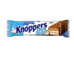 Knoppers Kokos Riegel - Barretta con Cioccolato e Cocco
